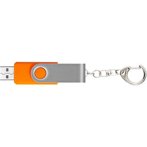 Rotate Mit Schlüsselanhänger USB-Stick , orange MB , 16 GB , Kunststoff, Aluminium MB , 5,80cm x 1,90cm x 1,00cm (Länge x Höhe x Breite), Bild 9