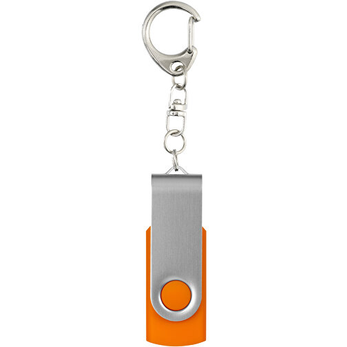 Rotate Mit Schlüsselanhänger USB-Stick , orange MB , 1 GB , Kunststoff, Aluminium MB , 5,80cm x 1,90cm x 1,00cm (Länge x Höhe x Breite), Bild 4