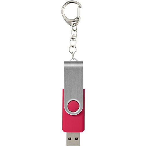 Rotate Mit Schlüsselanhänger USB-Stick , magenta MB , 32 GB , Kunststoff, Aluminium MB , 5,80cm x 1,90cm x 1,00cm (Länge x Höhe x Breite), Bild 3