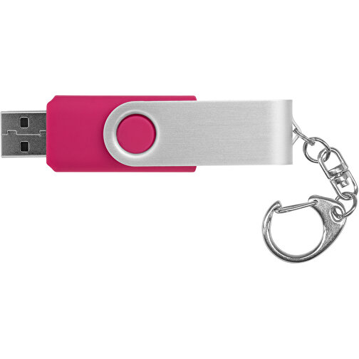 Rotate Mit Schlüsselanhänger USB-Stick , magenta MB , 32 GB , Kunststoff, Aluminium MB , 5,80cm x 1,90cm x 1,00cm (Länge x Höhe x Breite), Bild 4