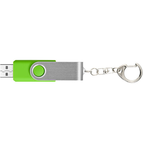 Rotate Mit Schlüsselanhänger USB-Stick , limone MB , 16 GB , Kunststoff, Aluminium MB , 5,80cm x 1,90cm x 1,00cm (Länge x Höhe x Breite), Bild 7