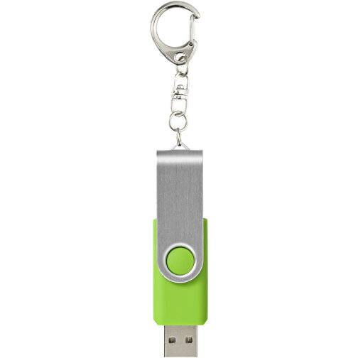 Rotate Mit Schlüsselanhänger USB-Stick , limone MB , 16 GB , Kunststoff, Aluminium MB , 5,80cm x 1,90cm x 1,00cm (Länge x Höhe x Breite), Bild 3