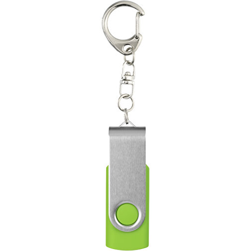 Rotate Mit Schlüsselanhänger USB-Stick , limone MB , 8 GB , Kunststoff, Aluminium MB , 5,80cm x 1,90cm x 1,00cm (Länge x Höhe x Breite), Bild 4
