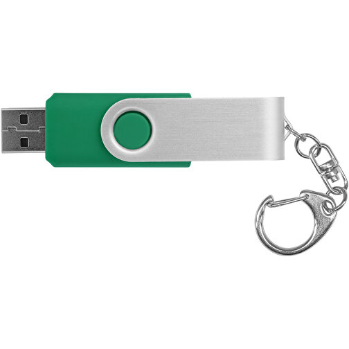 Rotate Mit Schlüsselanhänger USB-Stick , grün MB , 16 GB , Kunststoff, Aluminium MB , 5,80cm x 1,90cm x 1,00cm (Länge x Höhe x Breite), Bild 4