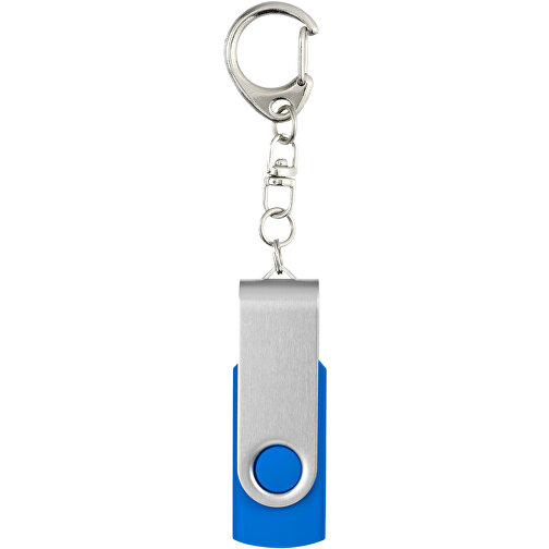 Rotate Mit Schlüsselanhänger USB-Stick , mittelblau MB , 32 GB , Kunststoff, Aluminium MB , 5,80cm x 1,90cm x 1,00cm (Länge x Höhe x Breite), Bild 5