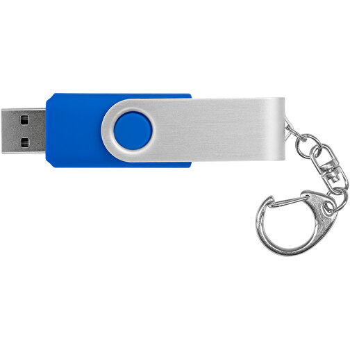 Rotate Mit Schlüsselanhänger USB-Stick , mittelblau MB , 1 GB , Kunststoff, Aluminium MB , 5,80cm x 1,90cm x 1,00cm (Länge x Höhe x Breite), Bild 7