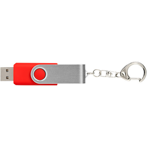 Rotate Mit Schlüsselanhänger USB-Stick , hellrot MB , 32 GB , Kunststoff, Aluminium MB , 5,80cm x 1,90cm x 1,00cm (Länge x Höhe x Breite), Bild 6