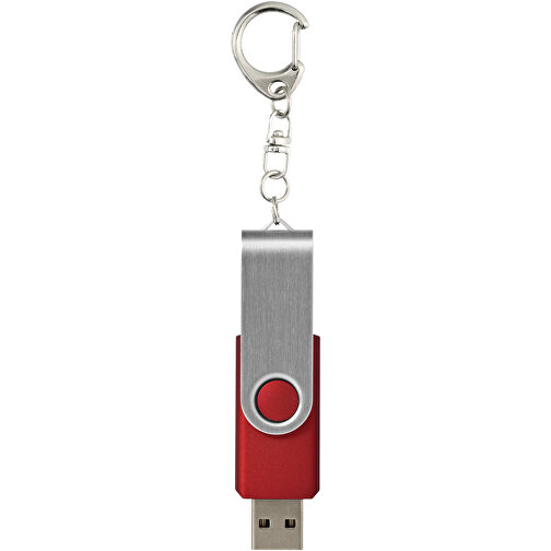 Rotate Mit Schlüsselanhänger USB-Stick , rot MB , 32 GB , Kunststoff, Aluminium MB , 5,80cm x 1,90cm x 1,00cm (Länge x Höhe x Breite), Bild 3