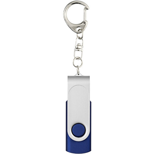 Rotate Mit Schlüsselanhänger USB-Stick , blau MB , 8 GB , Kunststoff, Aluminium MB , 5,80cm x 1,90cm x 1,00cm (Länge x Höhe x Breite), Bild 5