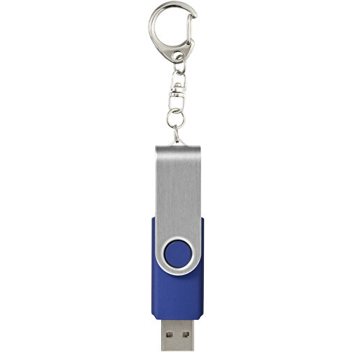 Rotate Mit Schlüsselanhänger USB-Stick , blau MB , 1 GB , Kunststoff, Aluminium MB , 5,80cm x 1,90cm x 1,00cm (Länge x Höhe x Breite), Bild 3