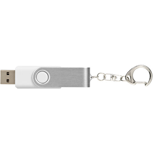 Rotate Mit Schlüsselanhänger USB-Stick , weiß MB , 16 GB , Kunststoff, Aluminium MB , 5,80cm x 1,90cm x 1,00cm (Länge x Höhe x Breite), Bild 10