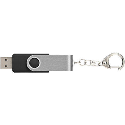 Rotate Mit Schlüsselanhänger USB-Stick , schwarz MB , 8 GB , Kunststoff, Aluminium MB , 5,80cm x 1,90cm x 1,00cm (Länge x Höhe x Breite), Bild 7