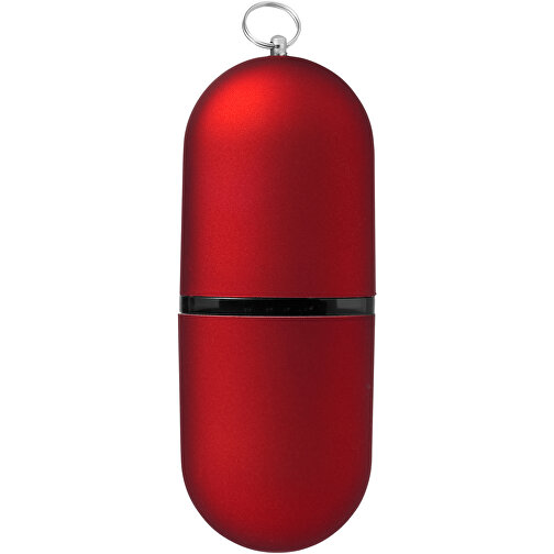 USB-Stick Business , rot MB , 8 GB , Kunststoff, Aluminium MB , 6,00cm x 2,40cm x 1,20cm (Länge x Höhe x Breite), Bild 4
