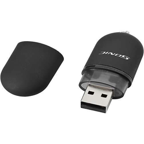 USB-Stick Business , schwarz MB , 16 GB , Kunststoff, Aluminium MB , 6,00cm x 2,40cm x 1,20cm (Länge x Höhe x Breite), Bild 2
