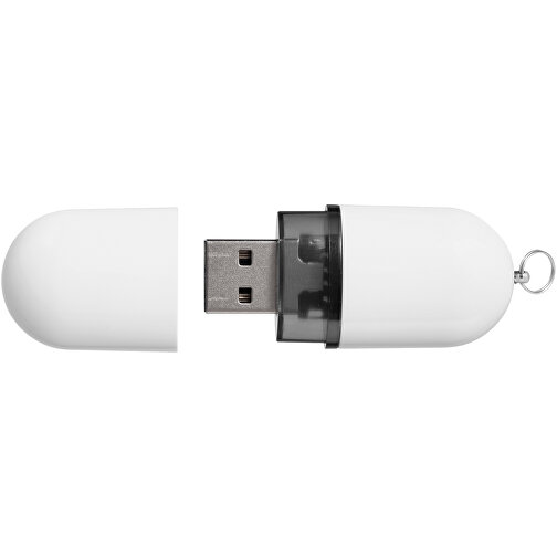USB-Stick Business , weiß MB , 32 GB , Kunststoff, Aluminium MB , 6,00cm x 2,40cm x 1,20cm (Länge x Höhe x Breite), Bild 6