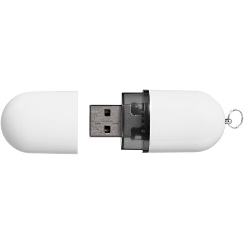 USB-Stick Business , weiß MB , 2 GB , Kunststoff, Aluminium MB , 6,00cm x 2,40cm x 1,20cm (Länge x Höhe x Breite), Bild 5