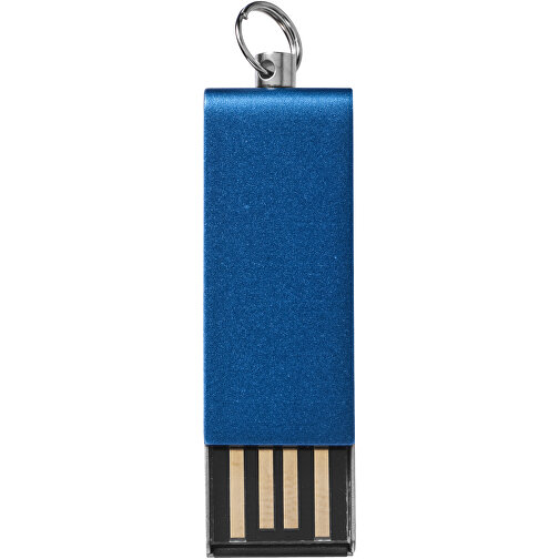 Mini Rotate USB-Stick , blau MB , 2 GB , Aluminium MB , 3,30cm x 1,60cm x 0,60cm (Länge x Höhe x Breite), Bild 3