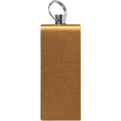 Mini Rotate USB-Stick , gold MB , 16 GB , Aluminium MB , 3,30cm x 1,60cm x 0,60cm (Länge x Höhe x Breite), Bild 5