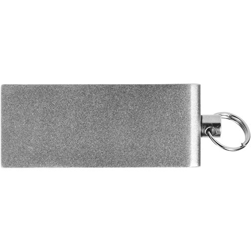 Mini Rotate USB-Stick , silber MB , 8 GB , Aluminium MB , 3,30cm x 1,60cm x 0,60cm (Länge x Höhe x Breite), Bild 4