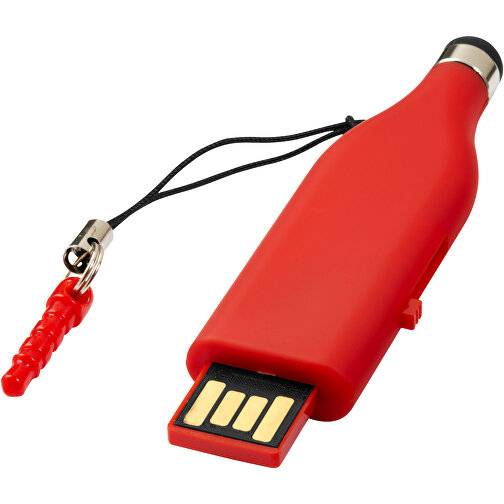 Stylus USB-Stick , rot MB , 8 GB , Kunststoff MB , 6,90cm x 2,00cm x 0,80cm (Länge x Höhe x Breite), Bild 1