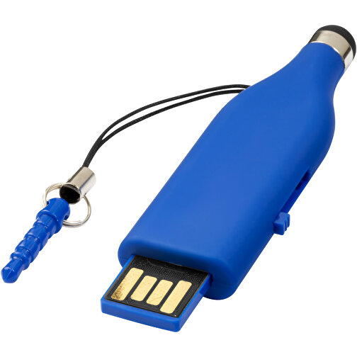 Stylus USB-Stick , blau MB , 1 GB , Kunststoff MB , 6,90cm x 2,00cm x 0,80cm (Länge x Höhe x Breite), Bild 1