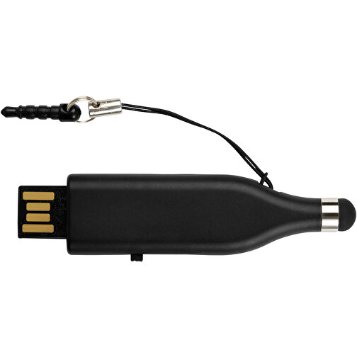 Stylus USB-Stick 2.0 32 GB , schwarz MB , 32 GB , Kunststoff MB , 6,90cm x 2,00cm x 0,80cm (Länge x Höhe x Breite), Bild 3