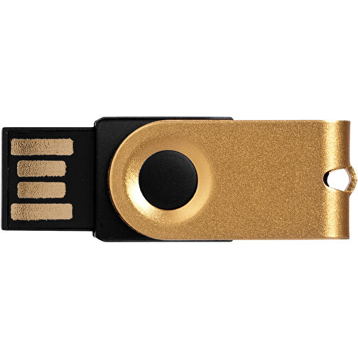 Mini USB-Stick , gold MB , 32 GB , Aluminium MB , 3,20cm x 1,60cm x 1,40cm (Länge x Höhe x Breite), Bild 7