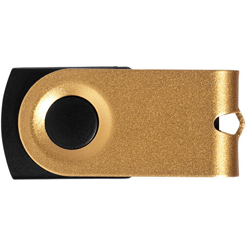 Mini USB-Stick , gold MB , 8 GB , Aluminium MB , 3,20cm x 1,60cm x 1,40cm (Länge x Höhe x Breite), Bild 6
