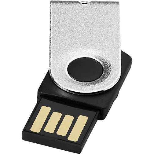 Mini USB-Stick , silber MB , 8 GB , Aluminium MB , 3,20cm x 1,60cm x 1,40cm (Länge x Höhe x Breite), Bild 1