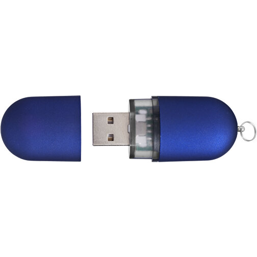 USB-Stick Business , blau MB , 4 GB , Kunststoff, Aluminium MB , 6,00cm x 2,40cm x 1,20cm (Länge x Höhe x Breite), Bild 3