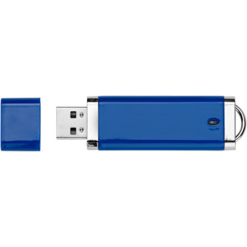 Flat USB-Stick , blau MB , 8 GB , Kunststoff MB , 7,40cm x 2,10cm x 0,70cm (Länge x Höhe x Breite), Bild 7