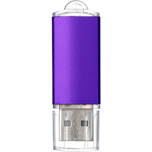 Silicon Valley USB-Stick , lila MB , 32 GB , Kunststoff, Aluminium MB , 5,30cm x 1,70cm x 0,80cm (Länge x Höhe x Breite), Bild 5
