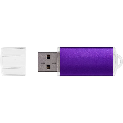 Silicon Valley USB-Stick , lila MB , 32 GB , Kunststoff, Aluminium MB , 5,30cm x 1,70cm x 0,80cm (Länge x Höhe x Breite), Bild 8
