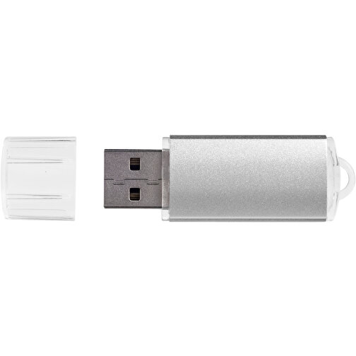 Silicon Valley USB-Stick , silber MB , 32 GB , Kunststoff, Aluminium MB , 5,30cm x 1,70cm x 0,80cm (Länge x Höhe x Breite), Bild 4