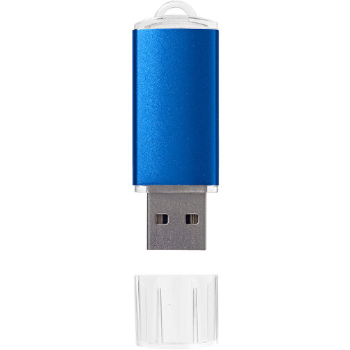 Silicon Valley USB-Stick , blau MB , 16 GB , Kunststoff, Aluminium MB , 5,30cm x 1,70cm x 0,80cm (Länge x Höhe x Breite), Bild 3