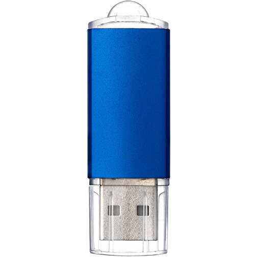 Silicon Valley USB-Stick , blau MB , 2 GB , Kunststoff, Aluminium MB , 5,30cm x 1,70cm x 0,80cm (Länge x Höhe x Breite), Bild 5