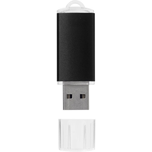 Silicon Valley USB-Stick , schwarz MB , 32 GB , Kunststoff, Aluminium MB , 5,30cm x 1,70cm x 0,80cm (Länge x Höhe x Breite), Bild 3