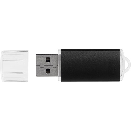 Silicon Valley USB-Stick , schwarz MB , 32 GB , Kunststoff, Aluminium MB , 5,30cm x 1,70cm x 0,80cm (Länge x Höhe x Breite), Bild 4