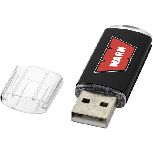 Silicon Valley USB-Stick , schwarz MB , 8 GB , Kunststoff, Aluminium MB , 5,30cm x 1,70cm x 0,80cm (Länge x Höhe x Breite), Bild 2