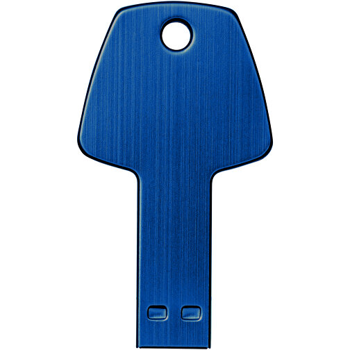 USB-Stick Schlüssel , navy MB , 32 GB , Aluminium MB , 5,70cm x 3,20cm x 0,30cm (Länge x Höhe x Breite), Bild 4