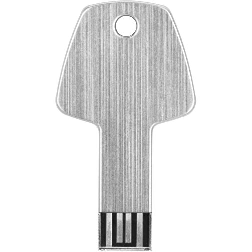 USB-Stick Schlüssel , silber MB , 16 GB , Aluminium MB , 5,70cm x 3,20cm x 0,30cm (Länge x Höhe x Breite), Bild 7