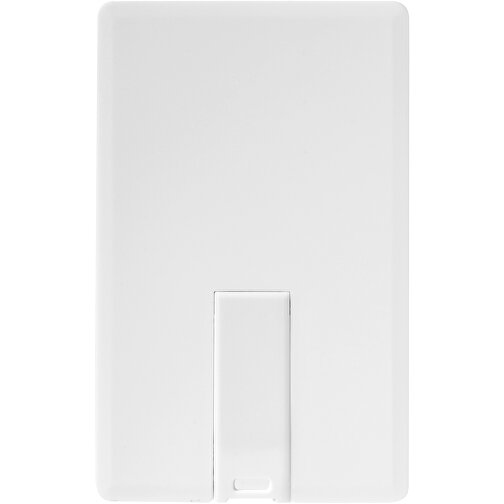 Slim Credit Card USB-Stick , weiß MB , 16 GB , Kunststoff MB , 8,20cm x 5,20cm x 0,30cm (Länge x Höhe x Breite), Bild 4