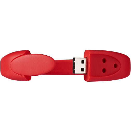 Bracelet USB-Stick , rot MB , 32 GB , Silikon Kunststoff MB , 24,40cm x 2,10cm x 1,10cm (Länge x Höhe x Breite), Bild 3
