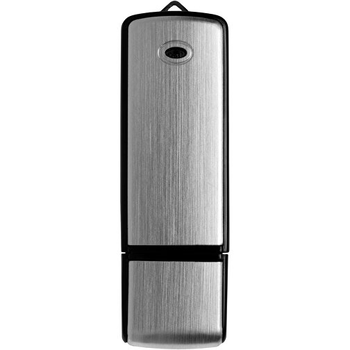 USB-Stick Square , silber MB , 16 GB , Kunststoff, Aluminium MB , 6,40cm x 2,10cm x 0,70cm (Länge x Höhe x Breite), Bild 4