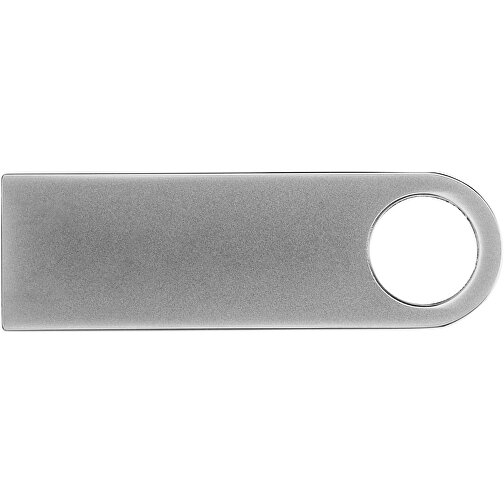 Compact USB-Stick , silber MB , 16 GB , Aluminium MB , 3,90cm x 1,20cm x 0,50cm (Länge x Höhe x Breite), Bild 2