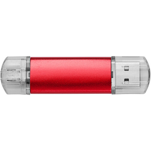 Silicon Valley On-the-Go USB-Stick , rot MB , 32 GB , Aluminium MB , 6,90cm x 1,80cm x 0,70cm (Länge x Höhe x Breite), Bild 5