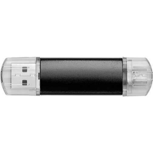 Silicon Valley On-the-Go USB-Stick , schwarz MB , 16 GB , Aluminium MB , 6,90cm x 1,80cm x 0,70cm (Länge x Höhe x Breite), Bild 4