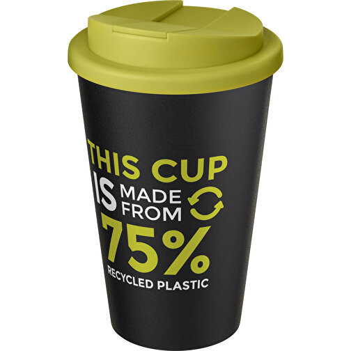 Americano® Eco 350 ml kop med spildsikkert låg, fremstillet af genanvendte materialer, Billede 2
