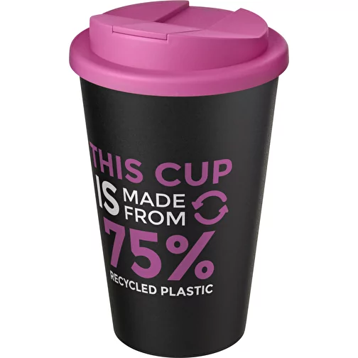 Gobelet Americano® Eco recyclé de 350 ml avec couvercle anti-déversement, Image 2