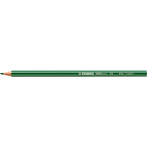 STABILO GREENcolors Farbstift , Stabilo, hellgrün, Holz, 17,50cm x 0,70cm x 0,70cm (Länge x Höhe x Breite), Bild 1